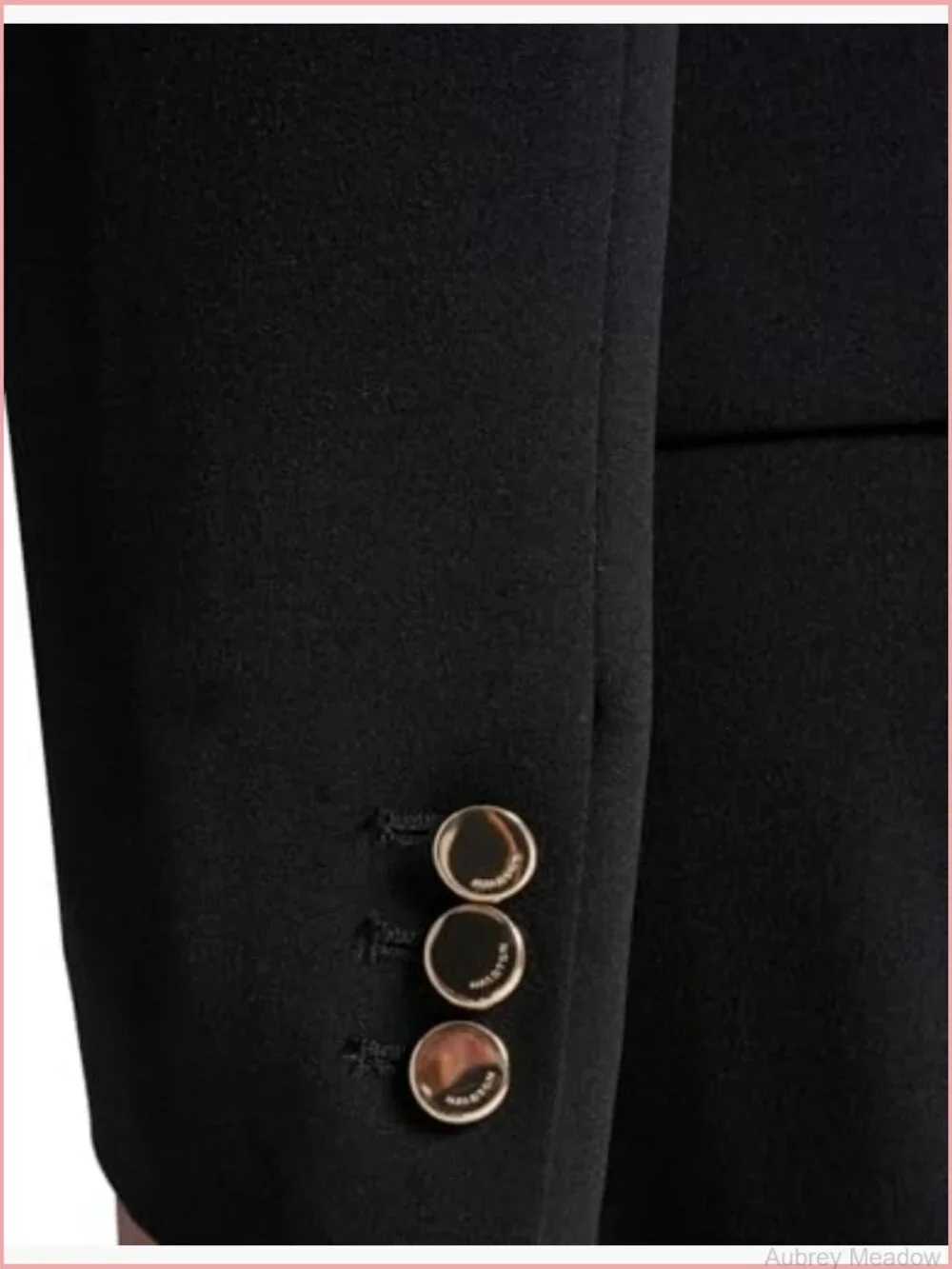Woven Blazer, Long Sleeve, Hook and Eye Closure, Dry Clean Only